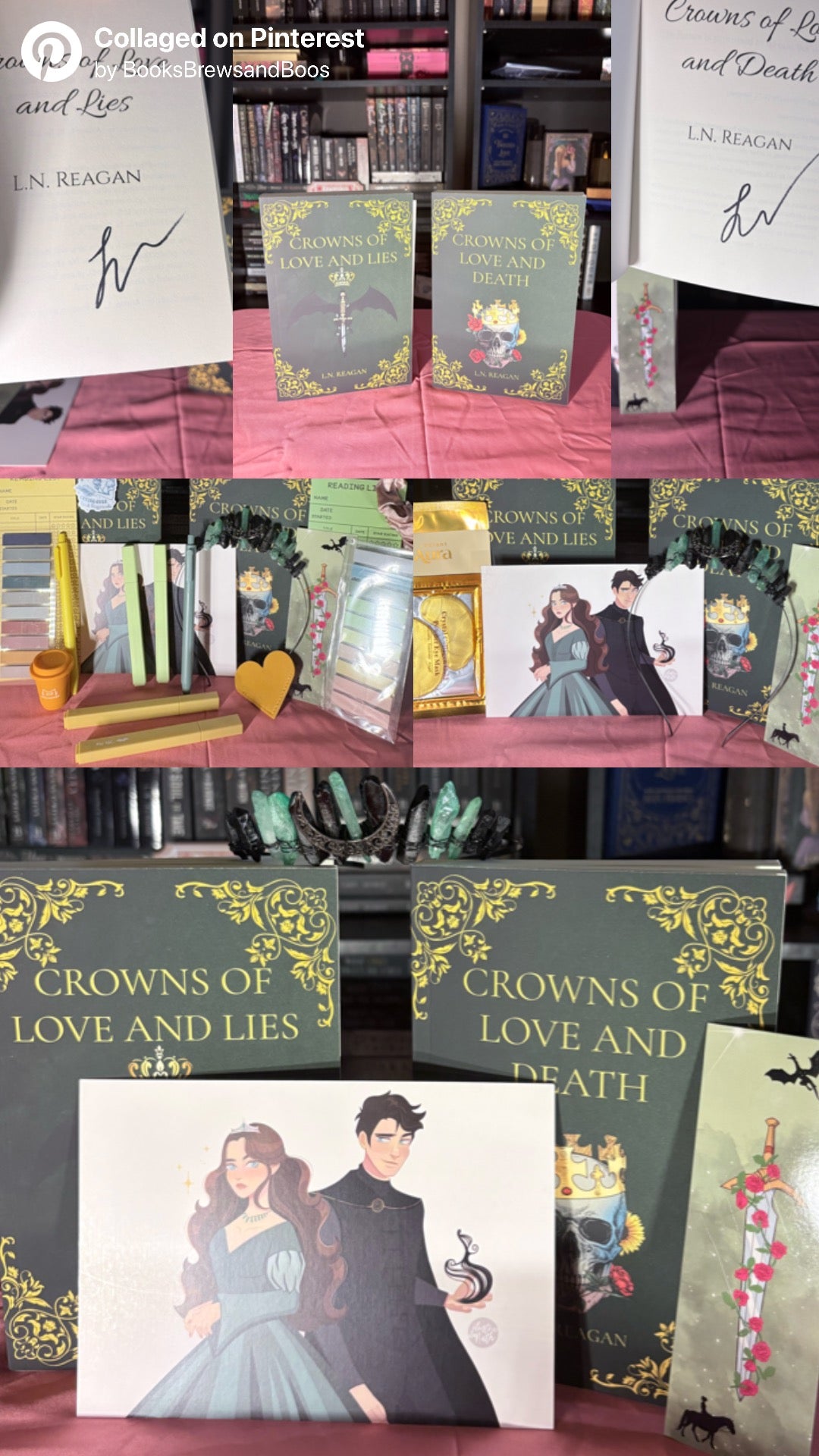👑 TBR Shelf | Crowns of Love and Lies & Crowns of Love and Death — L.N. Reagan Duet