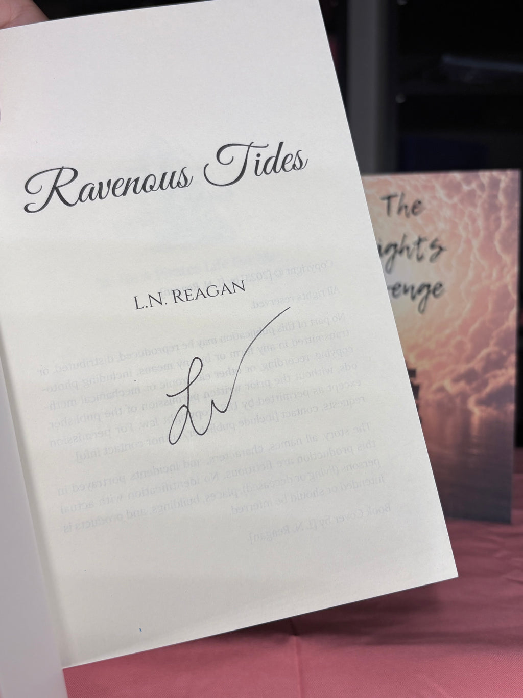 📚 TBR Shelf | Ravenous Tides & The Night's Revenge — L.N. Reagan Duet