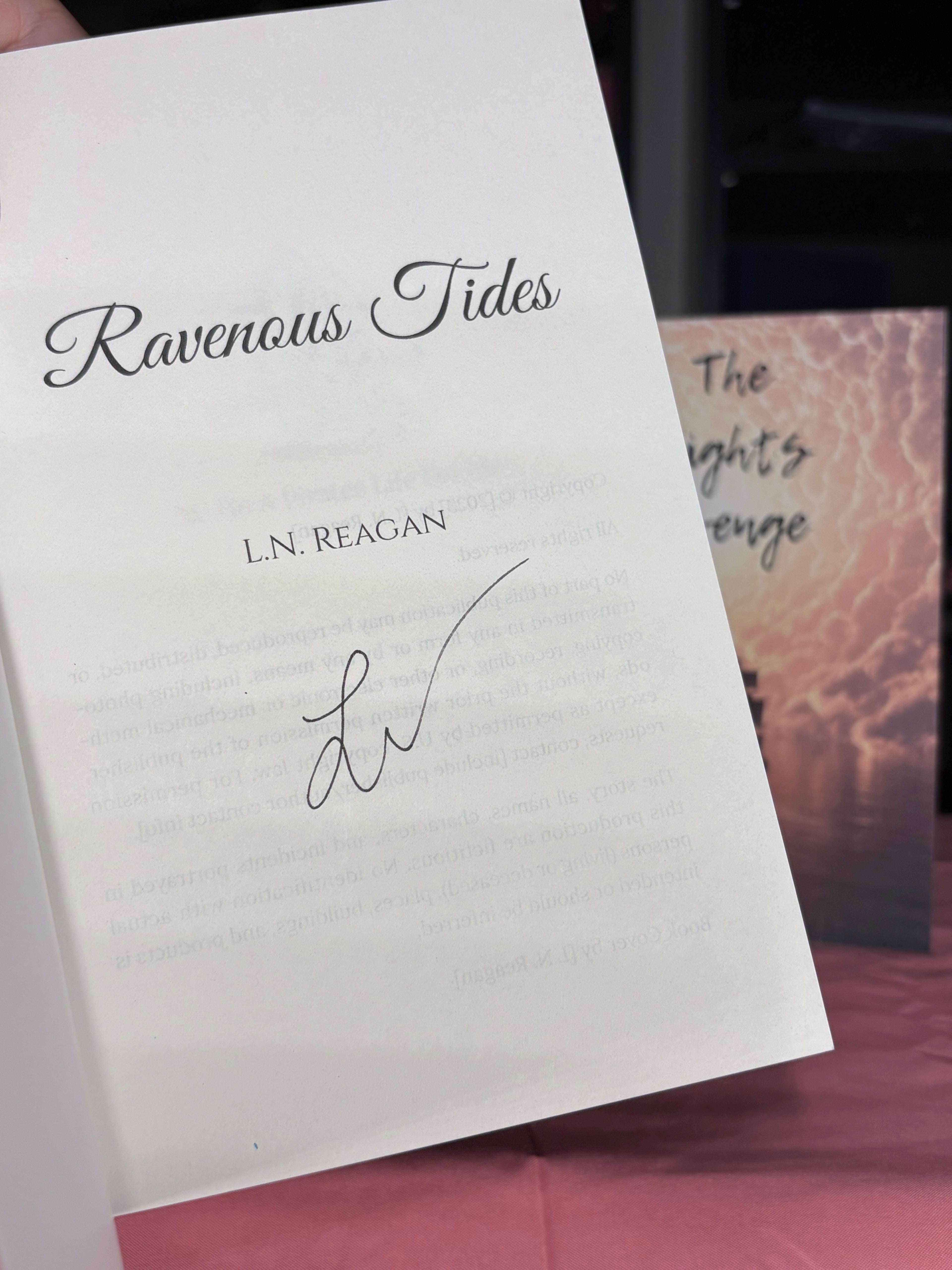 📚 TBR Shelf | Ravenous Tides & The Night's Revenge — L.N. Reagan Duet