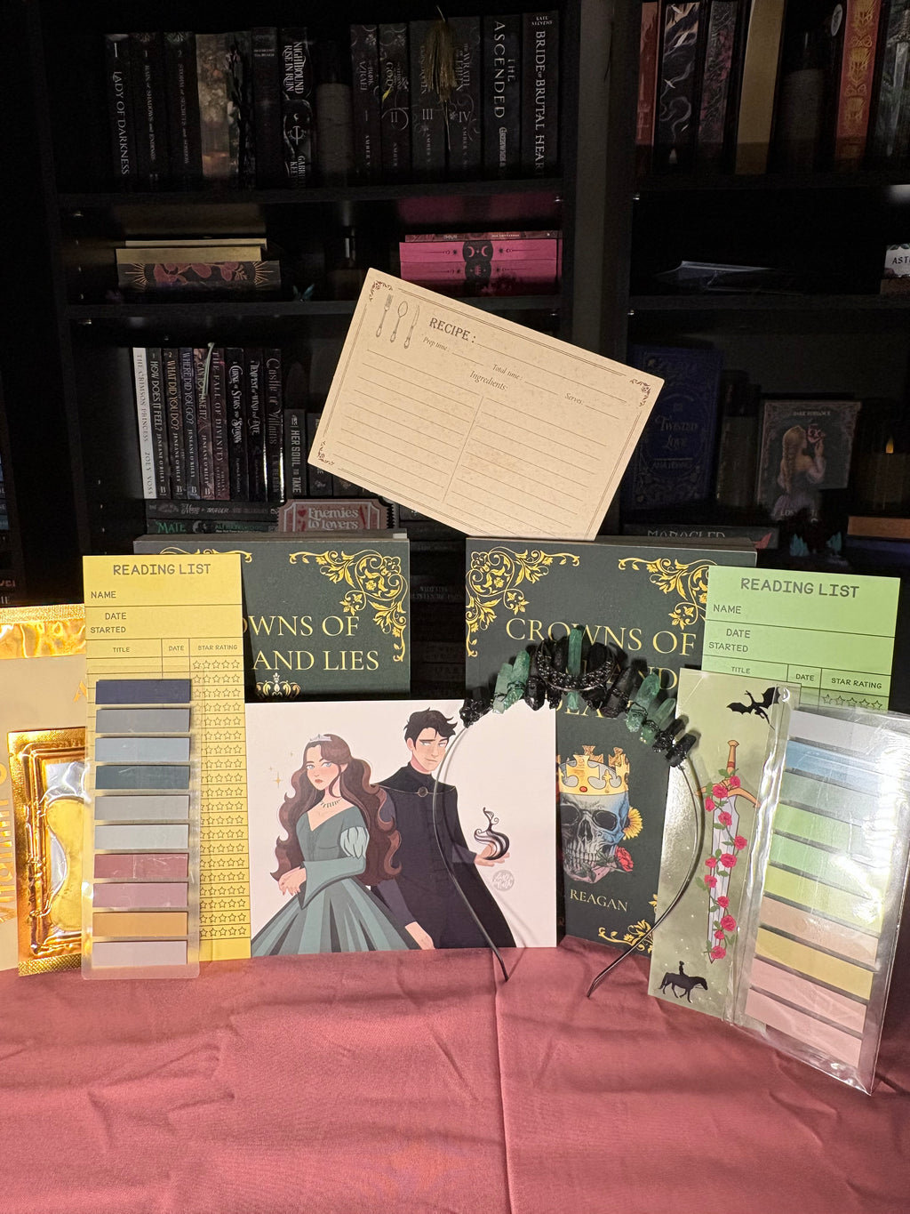 👑 TBR Shelf | Crowns of Love and Lies & Crowns of Love and Death — L.N. Reagan Duet