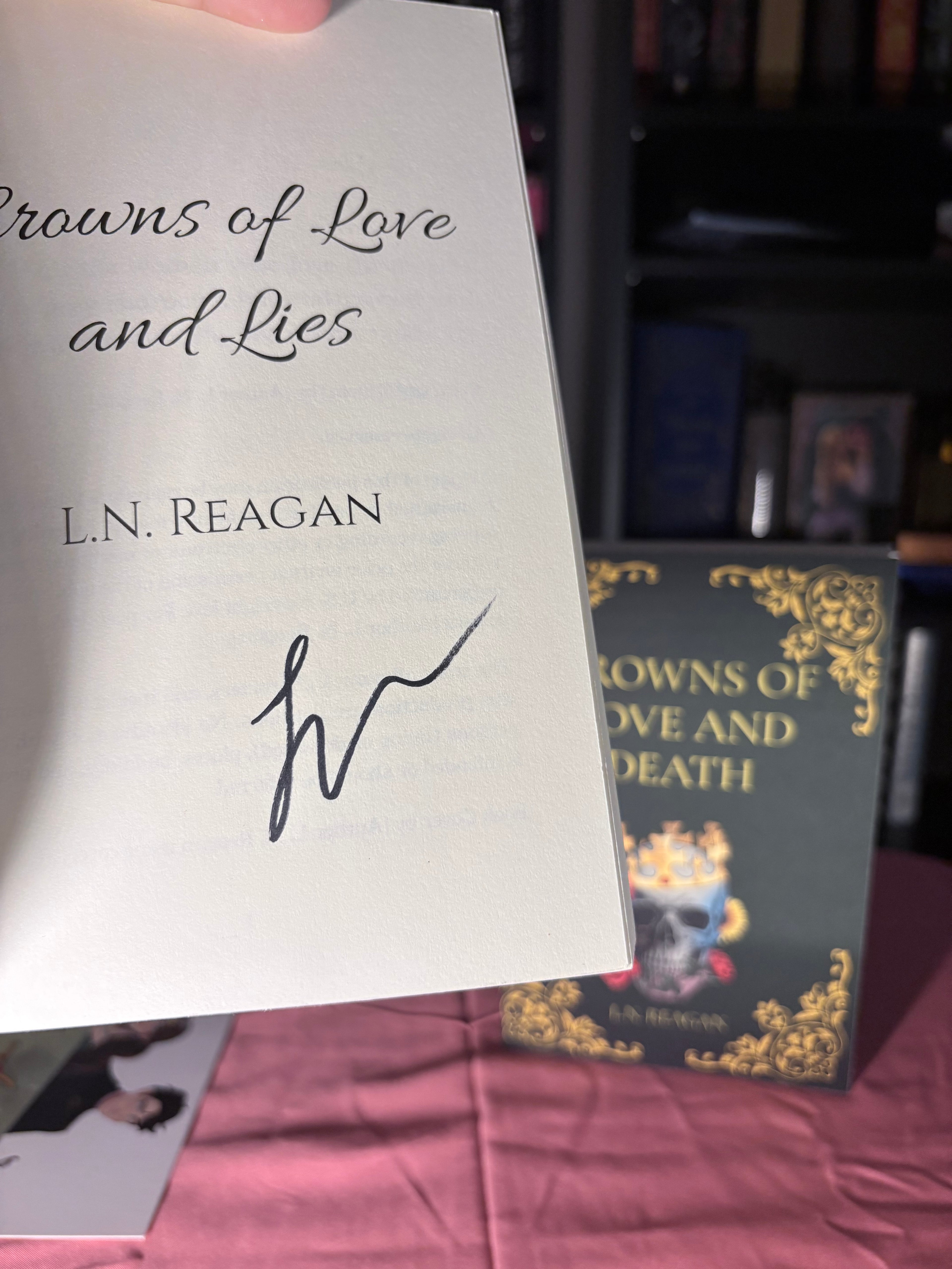 👑 TBR Shelf | Crowns of Love and Lies & Crowns of Love and Death — L.N. Reagan Duet