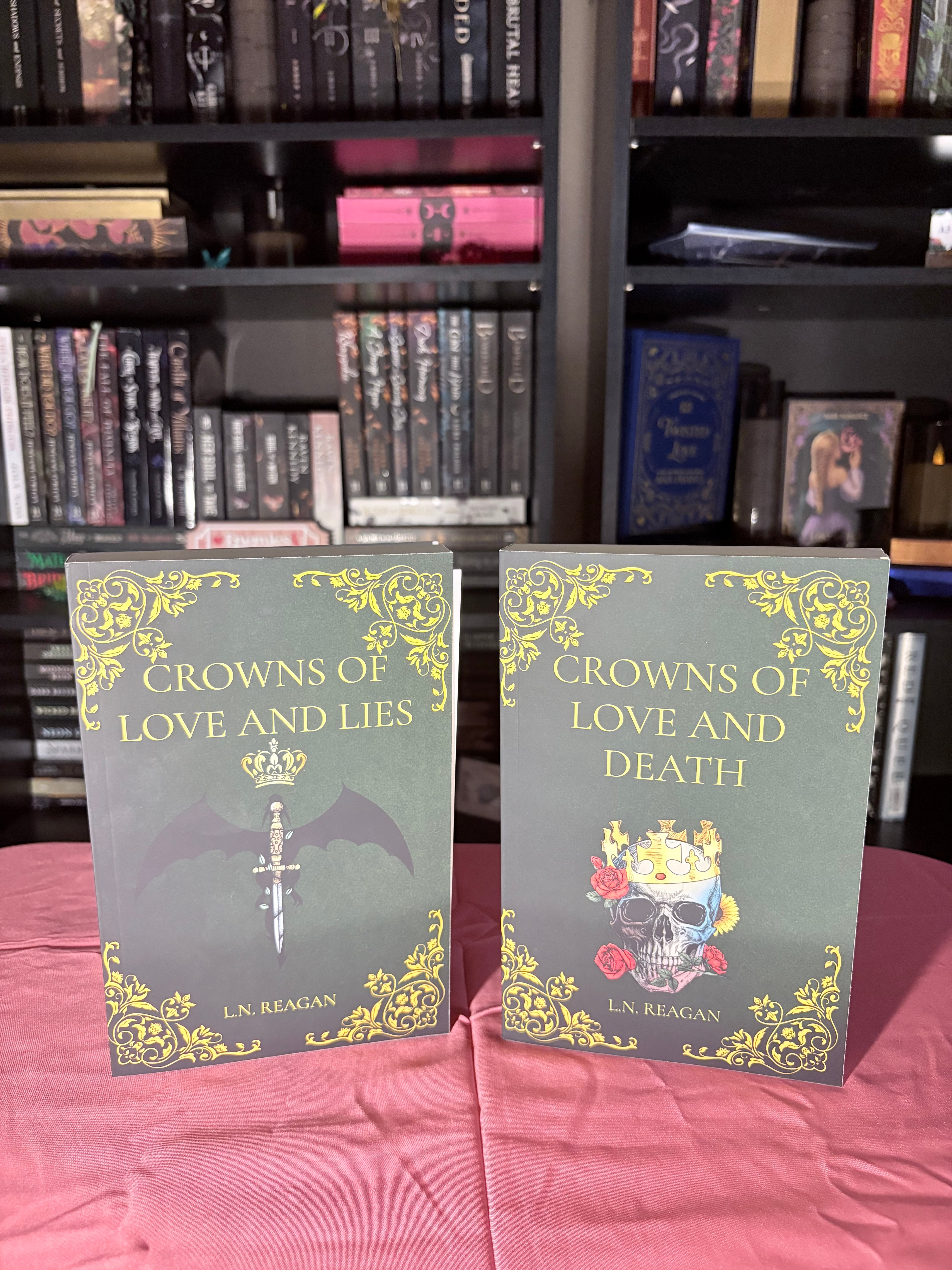 👑 TBR Shelf | Crowns of Love and Lies & Crowns of Love and Death — L.N. Reagan Duet