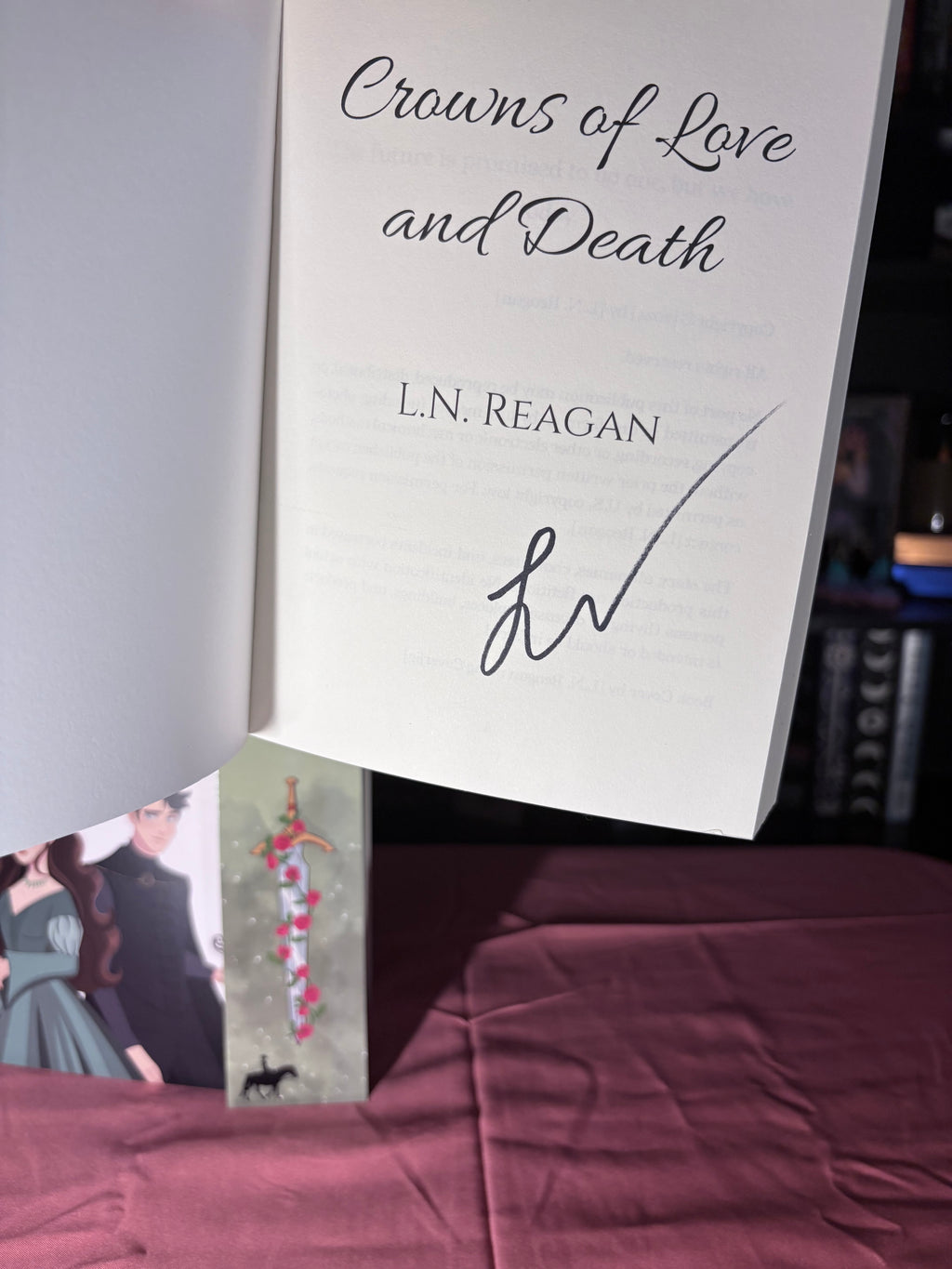 👑 TBR Shelf | Crowns of Love and Lies & Crowns of Love and Death — L.N. Reagan Duet