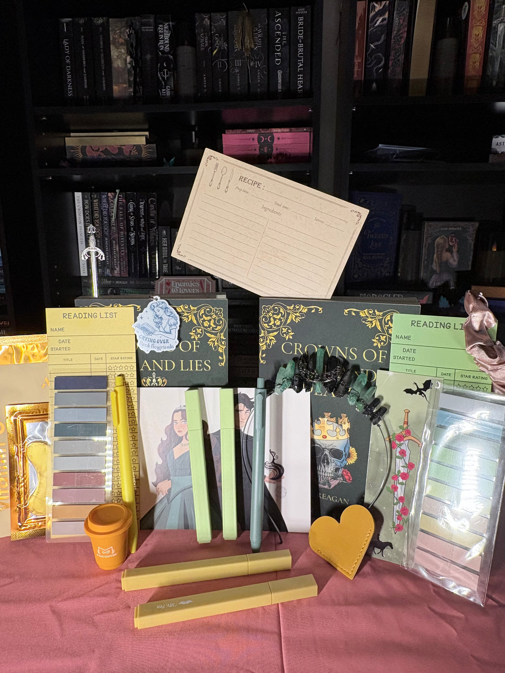 👑 TBR Shelf | Crowns of Love and Lies & Crowns of Love and Death — L.N. Reagan Duet