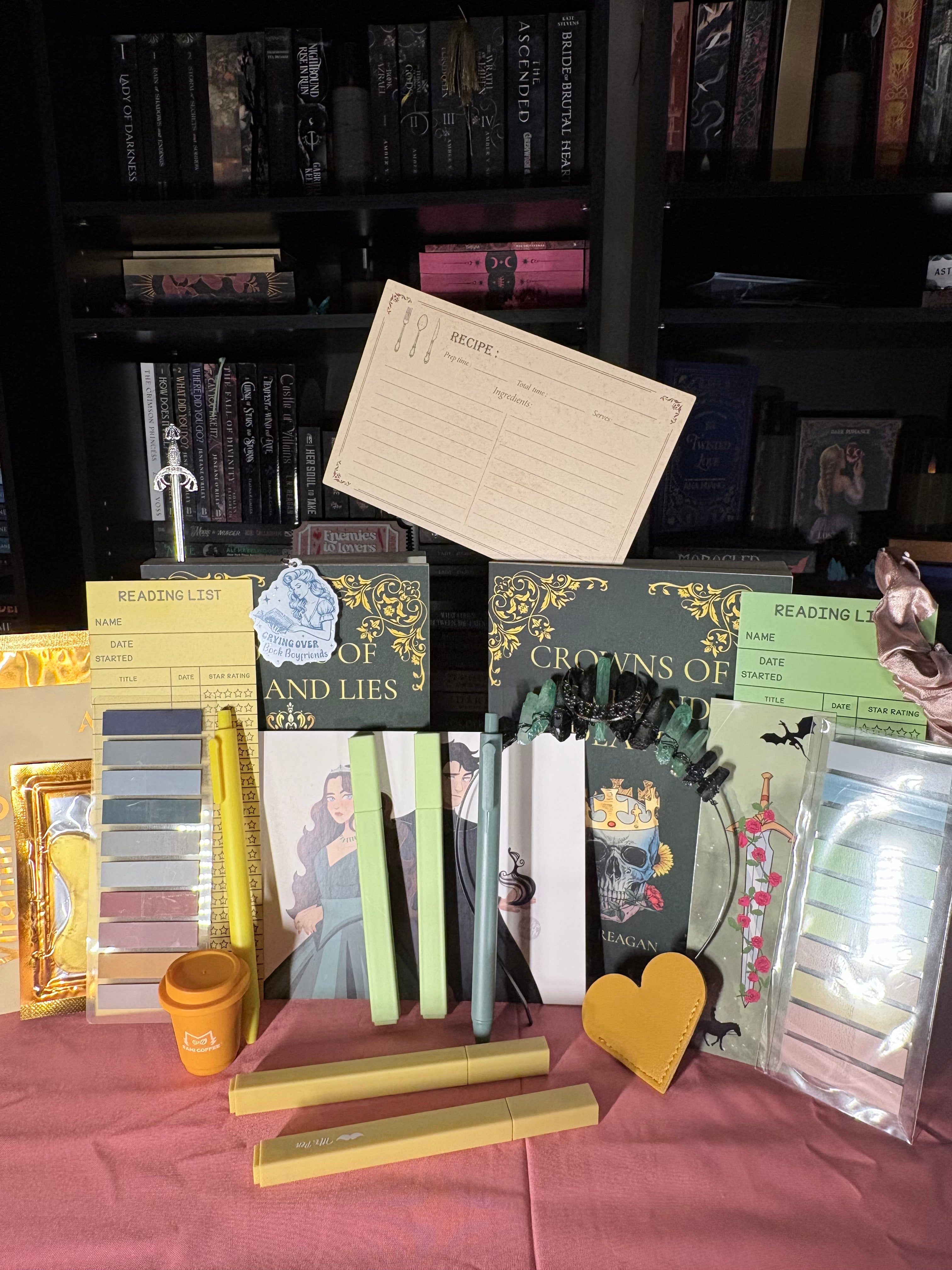👑 TBR Shelf | Crowns of Love and Lies & Crowns of Love and Death — L.N. Reagan Duet