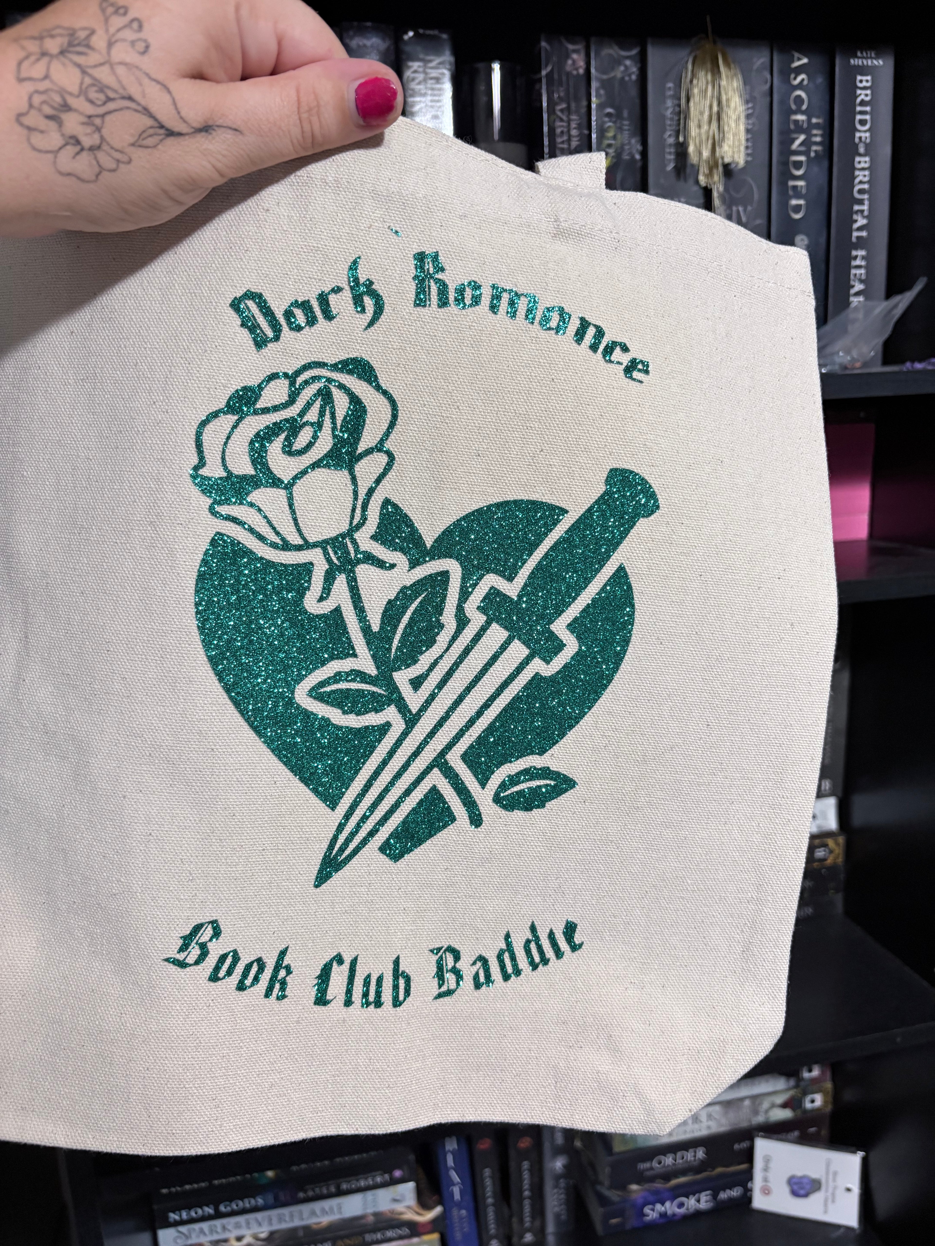 Dark Romance Bookish Tote Bag
