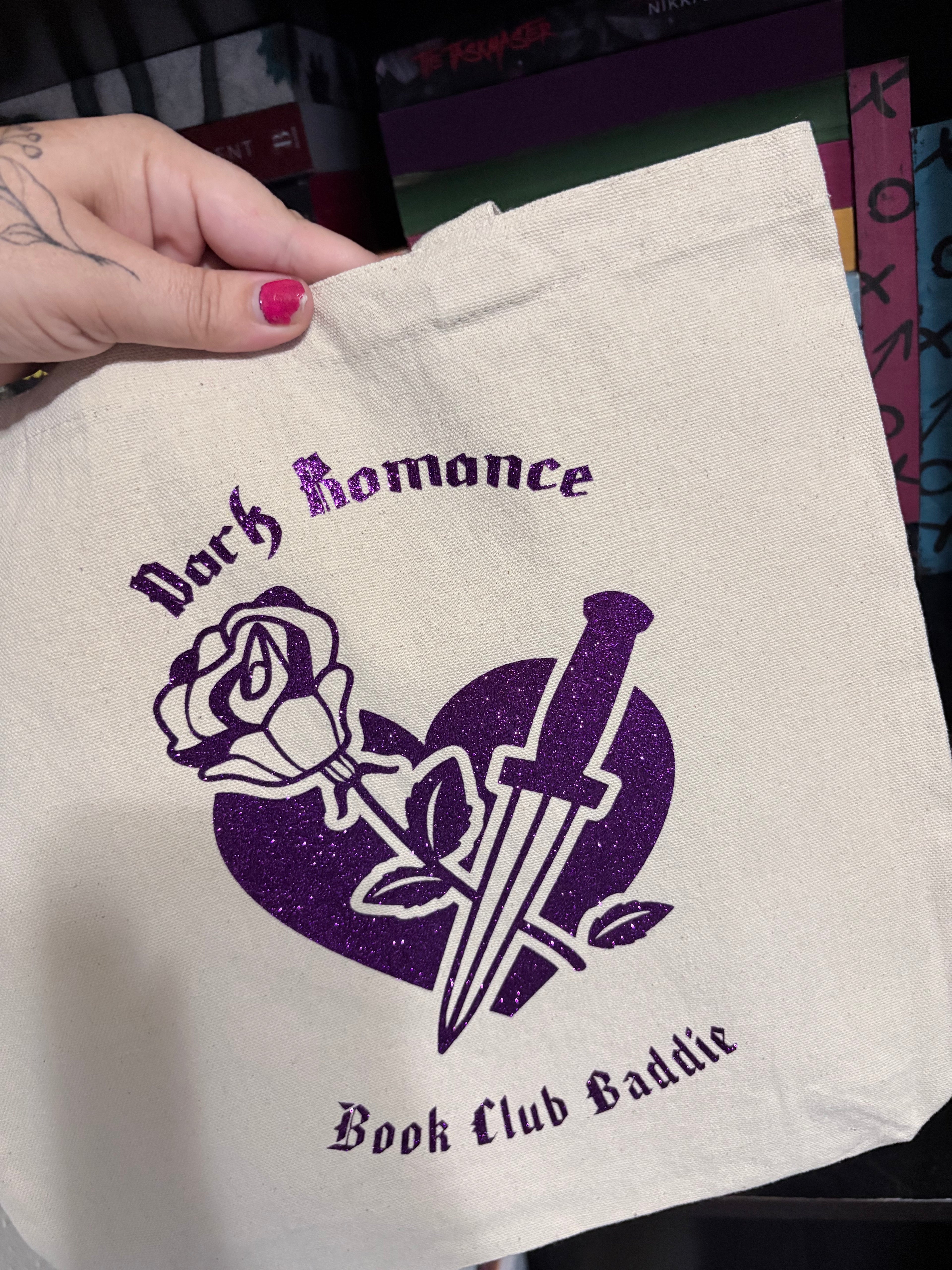 Dark Romance Bookish Tote Bag